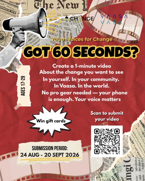 1 minute video poster