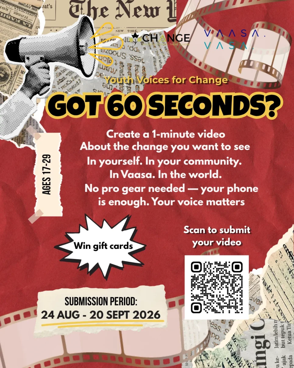 1 minute video poster