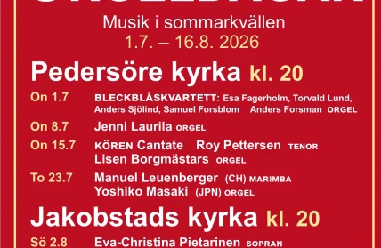2026 Jakobs Orgeldagar A3 affisch