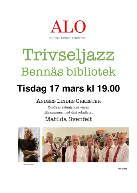 ALO affisch Trivseljazz Bennas