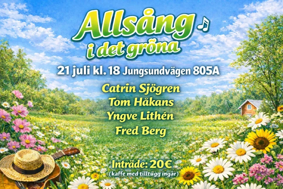Allsang i det grona