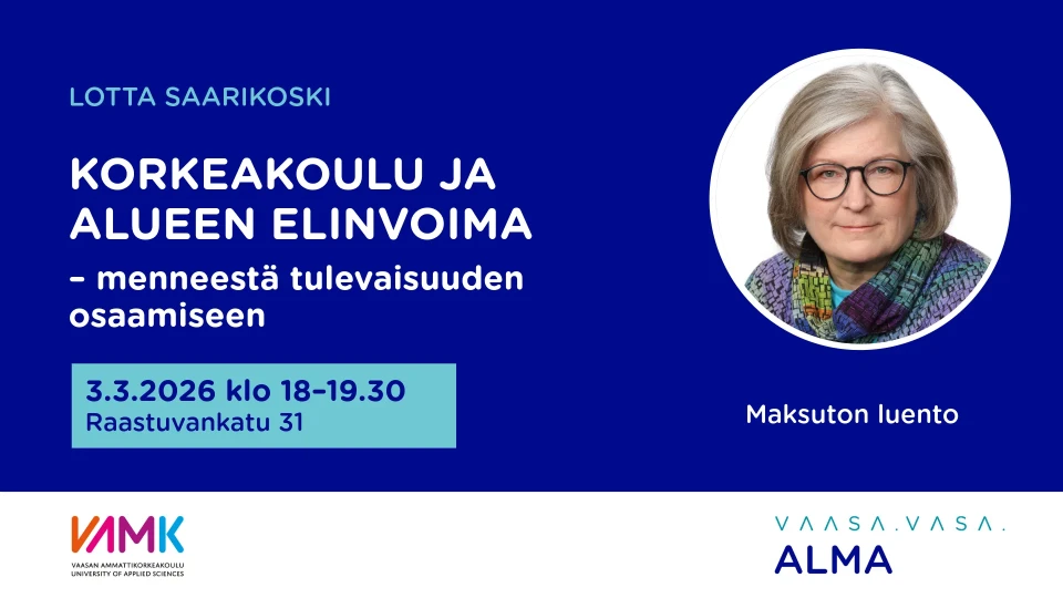 Alma yleisoluento 1 Vamk 2