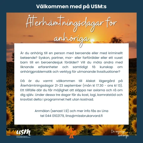 Aterhamtningsdagar Instagram inlagg