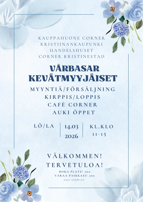 Blue Soft Watercolor Floral Elegant Wedding Invitation Flyer v3