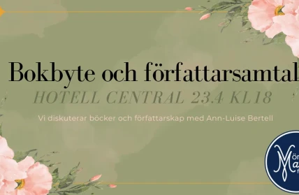 Bokbyte och forfattarsamtal