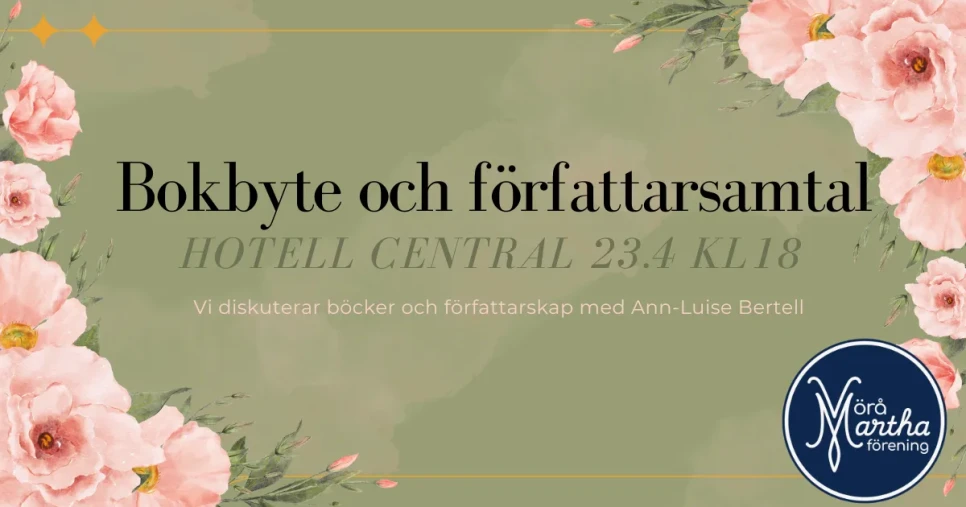 Bokbyte och forfattarsamtal