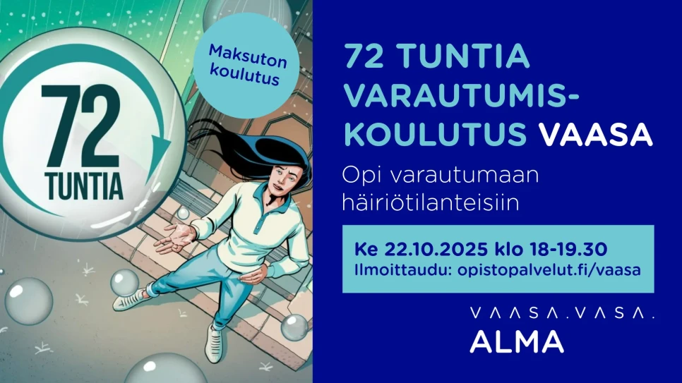 FB eventin kansikuva 13 72 tuntia varautumiskoulutus