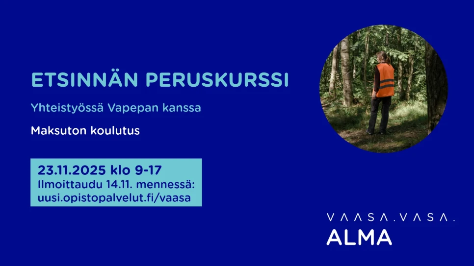 FB eventin kansikuva Etsinnan peruskurssi