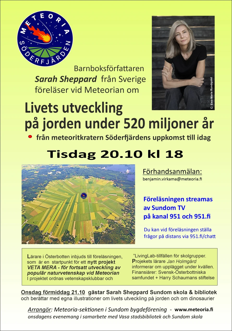 Flyer Sarah Sheppard FORELASNING 20 10 26