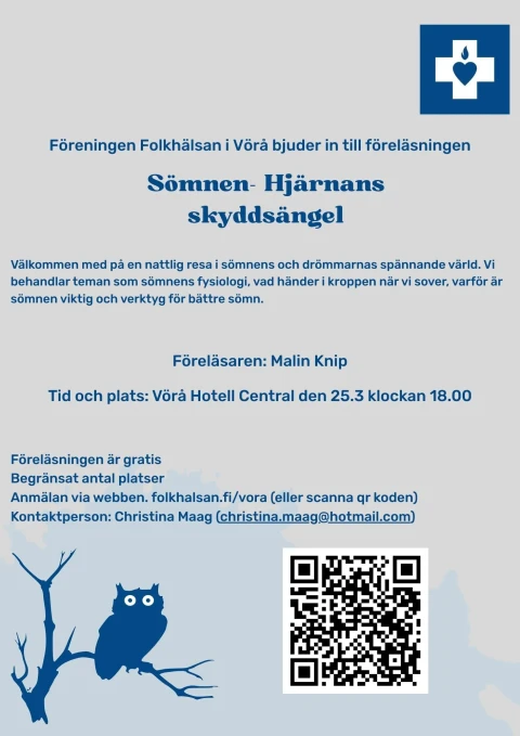 Forelasning somnen hjarnans skyddsangel