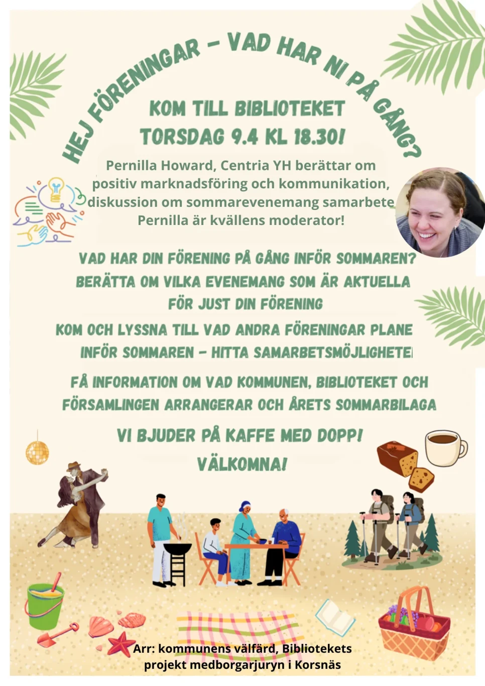 Foreningskvall 9 4 2026 Med Pernilla Howard