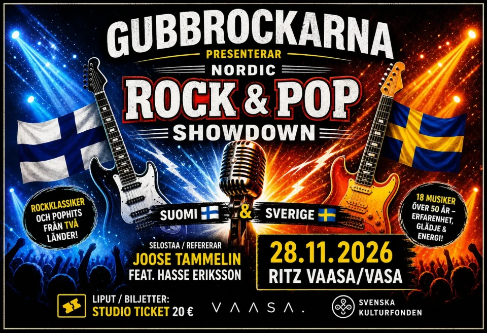 Gubbrockarna 100x68 juliste