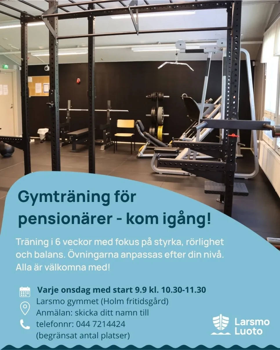 Gymtraning for pensionarer Instagram inlagg 45