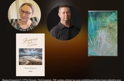 Hanna Granqvist f  1976 Oravais Vora kommun  Till vardags arbetar jag som produktionsarbetare inom industrin men pa fritiden later jag kreativiteten komma fram genom att skriva  Hittills har de 2