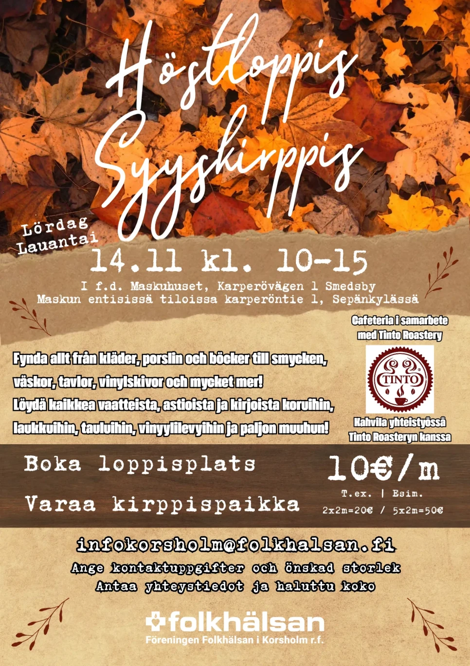Hostloppis Syyskirppis 14 11 26