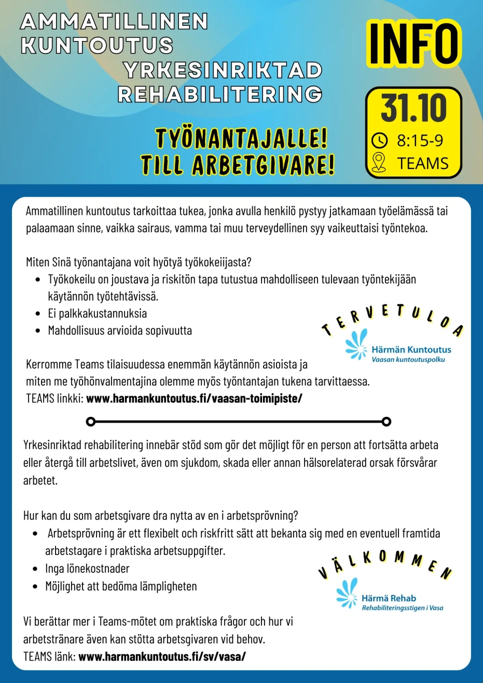 INFO tyonantajat