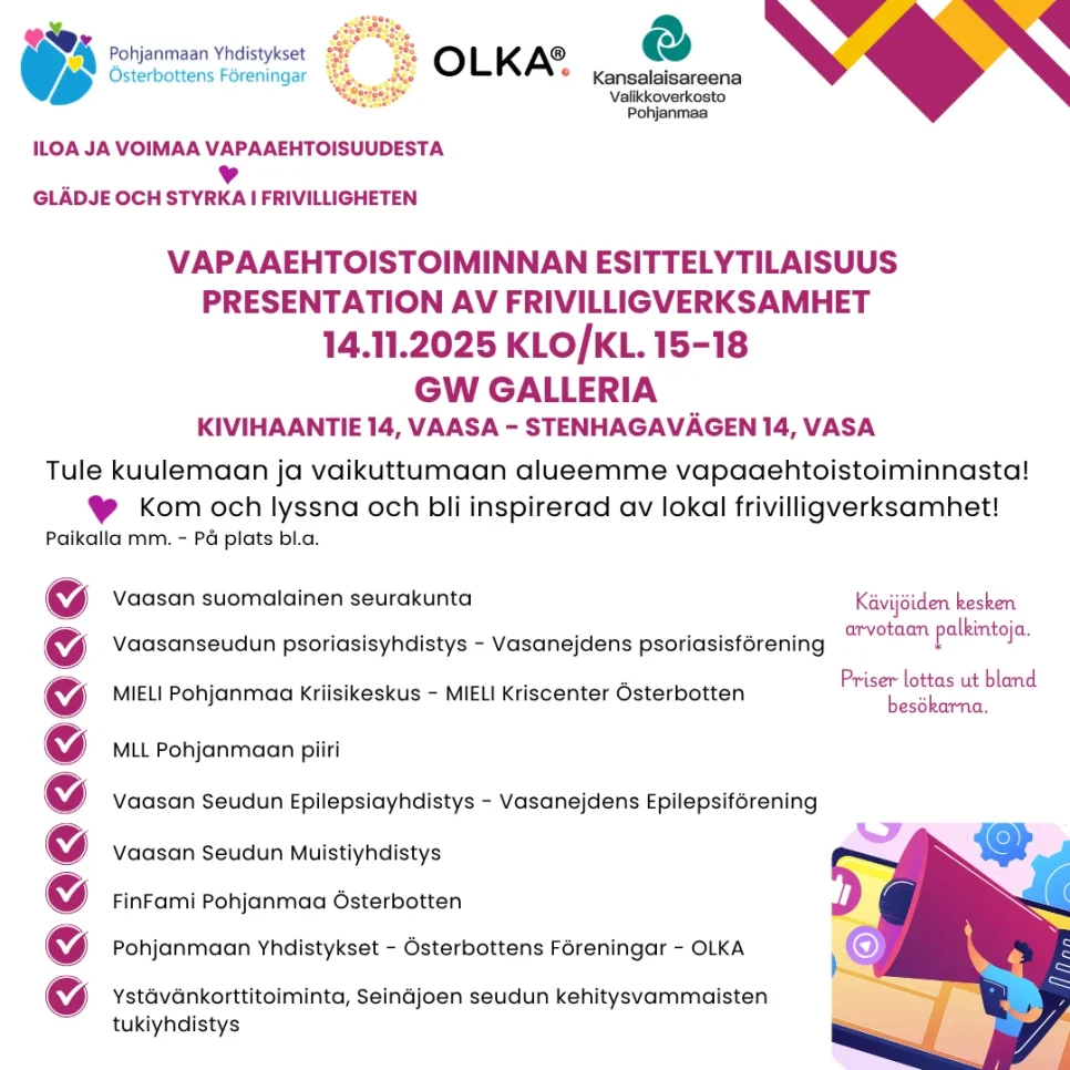 Iloa ja voimaa vapaaehtoisuudesta paivitetty 11 11 2025