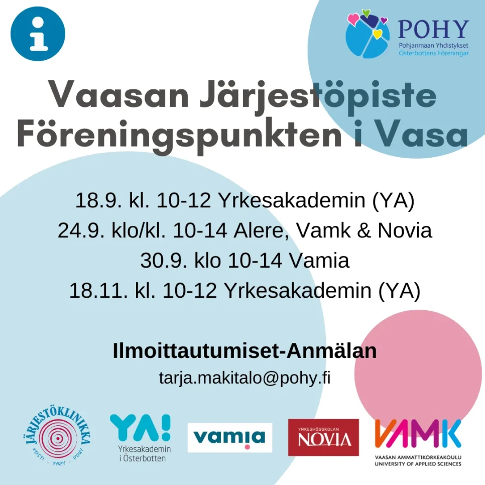 Jarjestopisteet Foreningspunkterna 2025