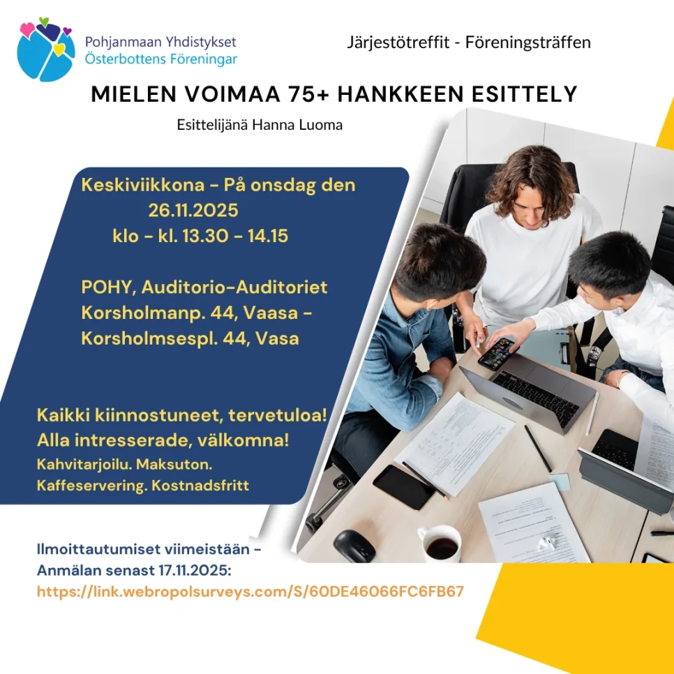 Jarjestotreffit Foreningstraffen 26 11 2025