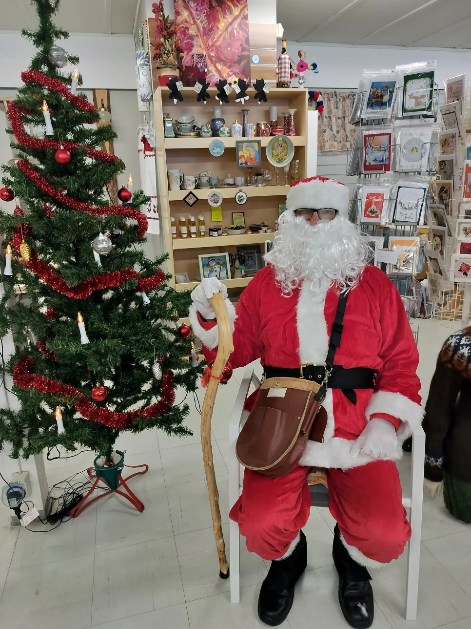 Jultomten pa juloppning