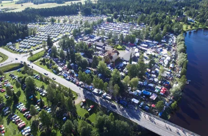 Juthbackamarknaden flygbild
