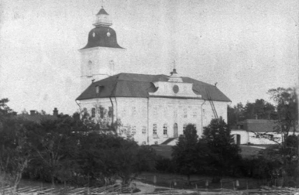 KA9Out346 453 Hovioikeuden rakennus muutettuna kirkoksi Hjalmar Sjoman 1887