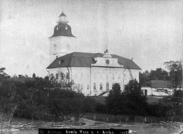 KA9Out346 453 Hovioikeuden rakennus muutettuna kirkoksi Hjalmar Sjoman 1887