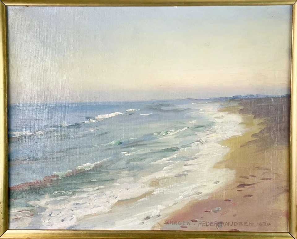 Knudsen 1930 Kystparti fra Skagen