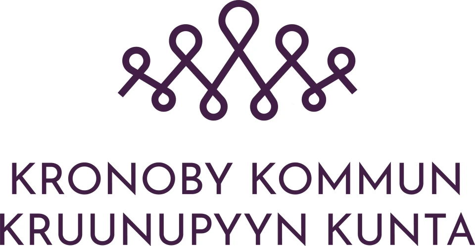 Kronoby kommun logon Kronoby kommun lila
