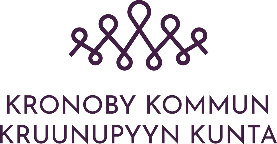 Kronoby kommun logon Kronoby kommun lila
