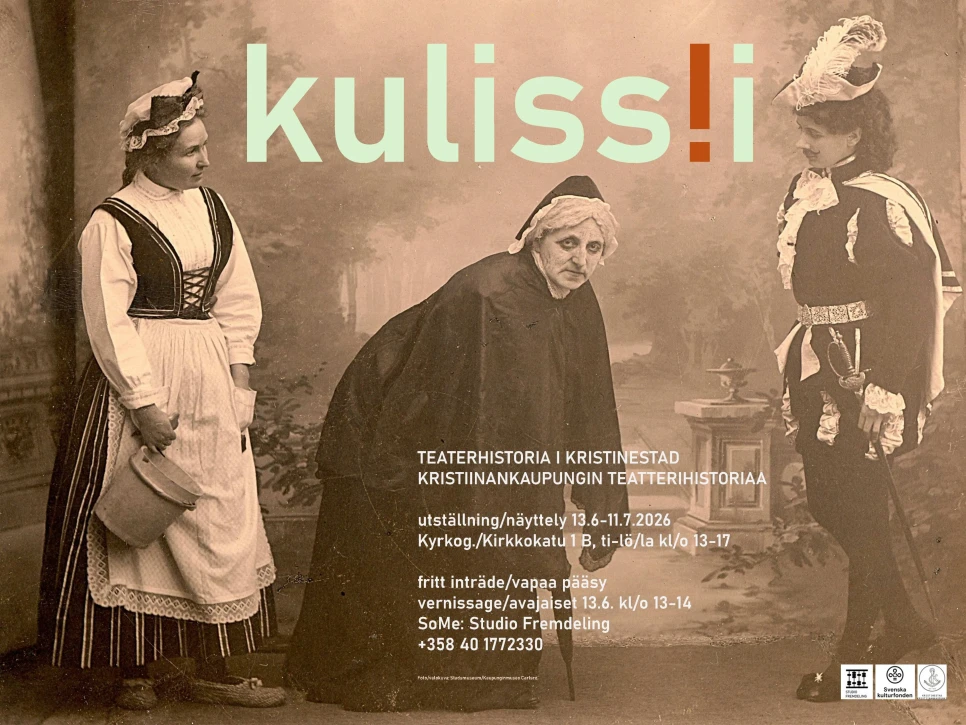 Kulissutstallning affisch 5 exemplaires