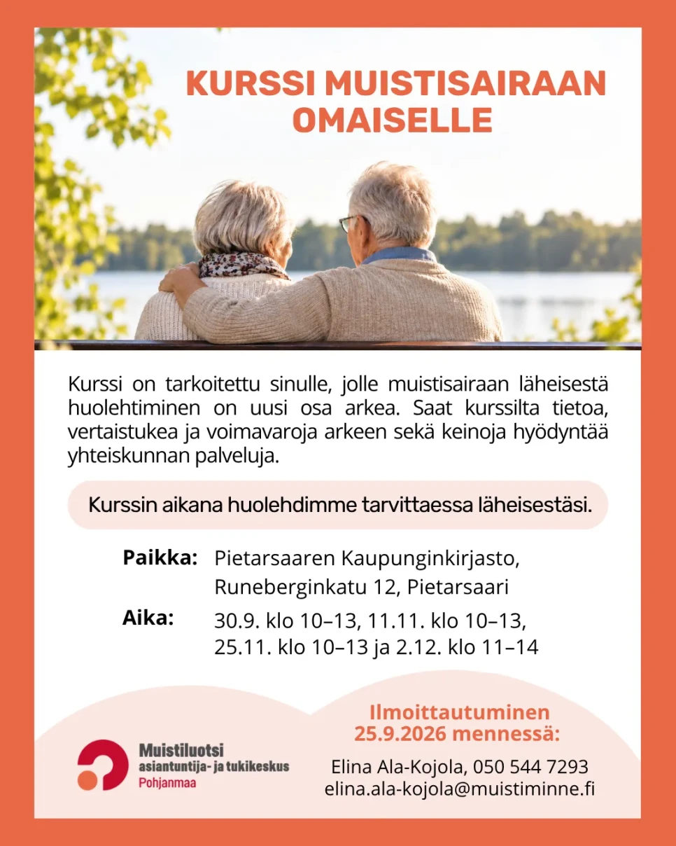 Kurssit muistisairaan omaisille SOME
