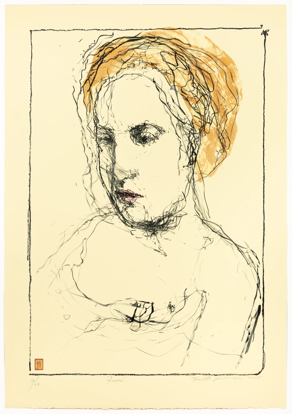 Kuutti Lavonen Rosea 2025 Lithograph 100x70