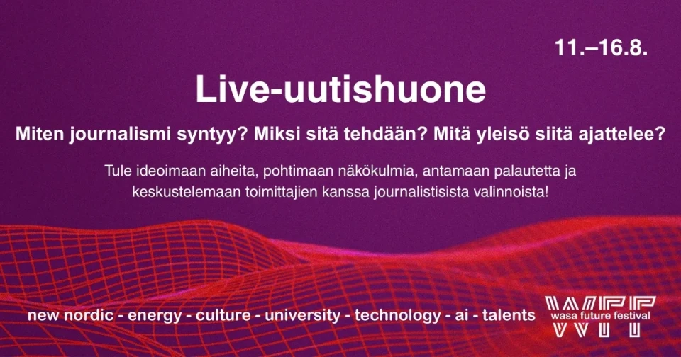 Live uutishuone kalenteriin