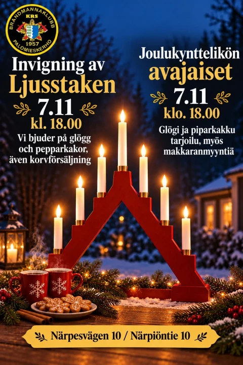 Ljusstakens invigning i vinterglantan version tva