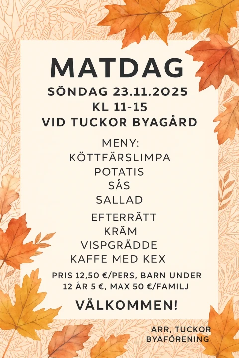 Matdag 23 11 2025