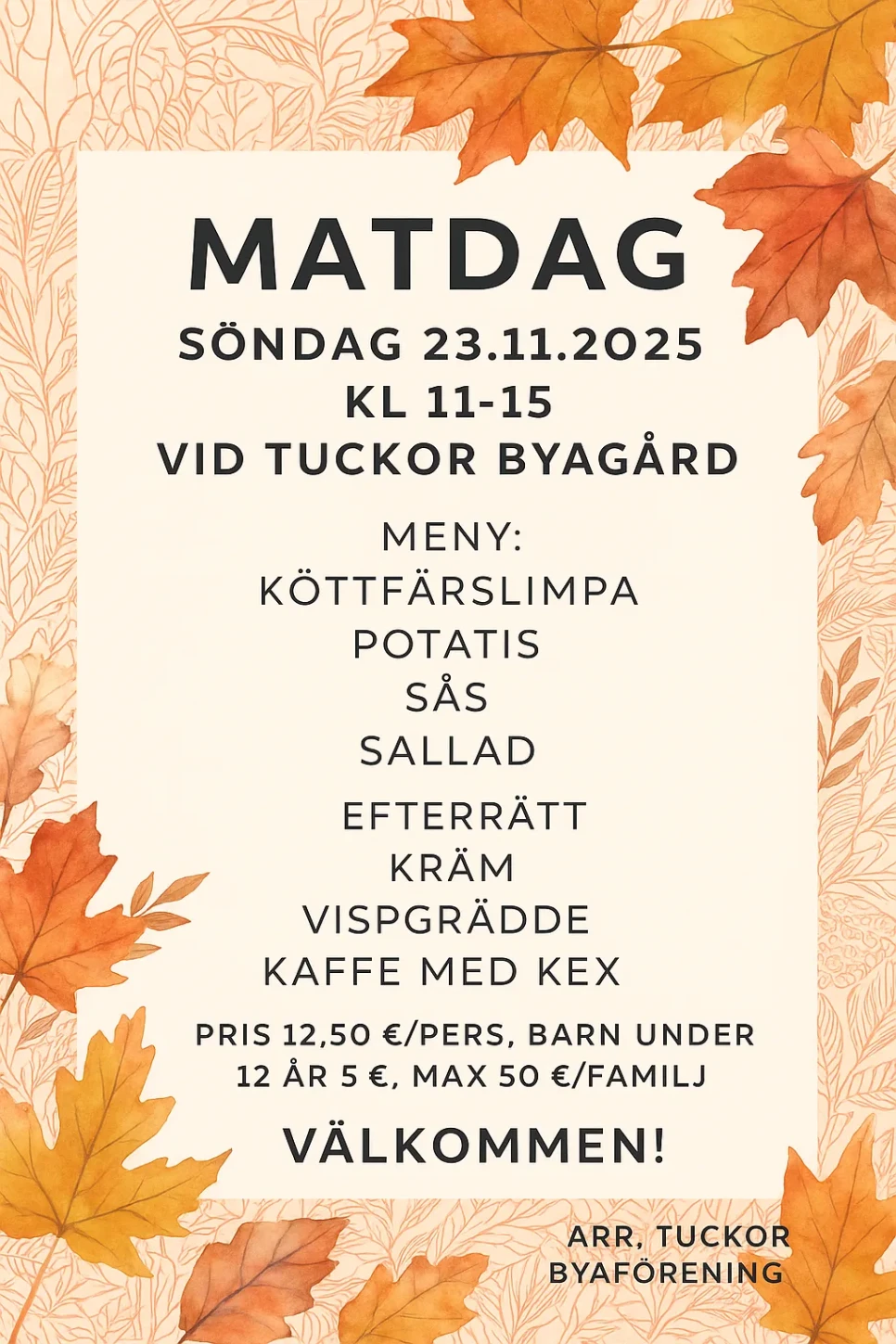 Matdag 23 11 2025