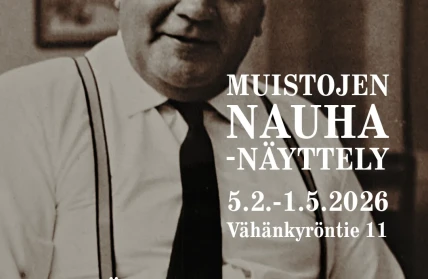 Muistojen nauha 2026 nayttelyn mainos 1