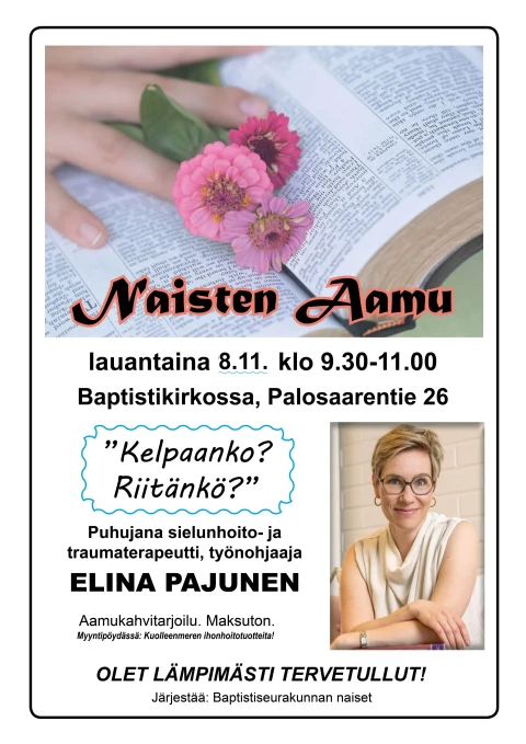 Naisten aamu 8 11 2025 A 4 mainos