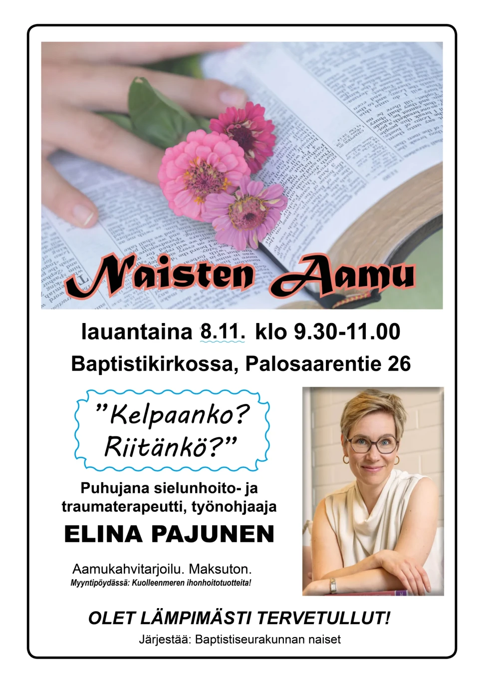 Naisten aamu 8 11 2025 A 4 mainos