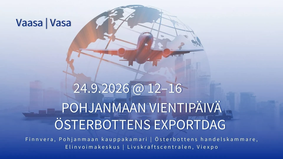 Pohjanmaan Vientipaiva Osterbottens Exportdag 2026