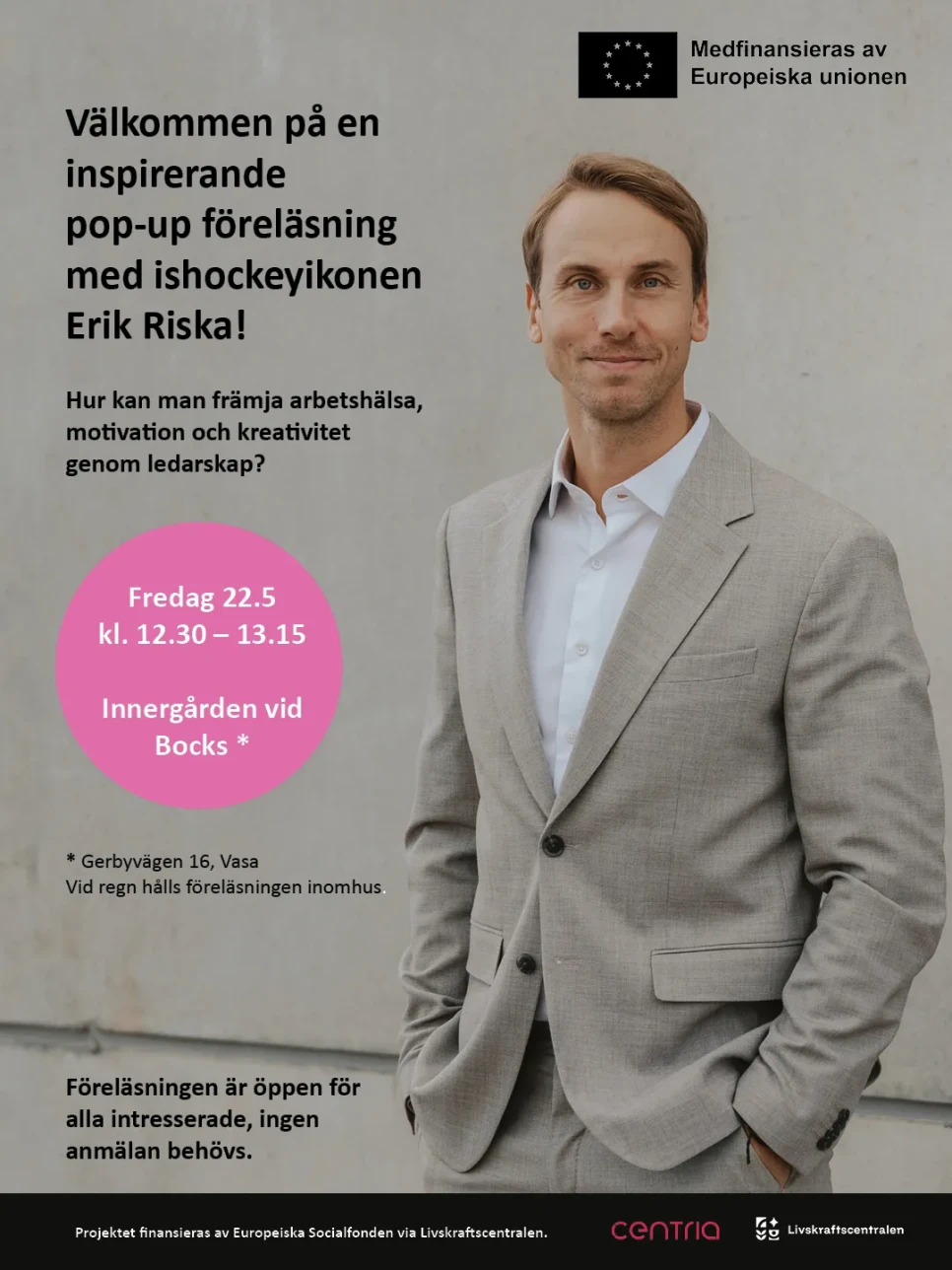 Popupforelasning med Erik 22 5 2026 some