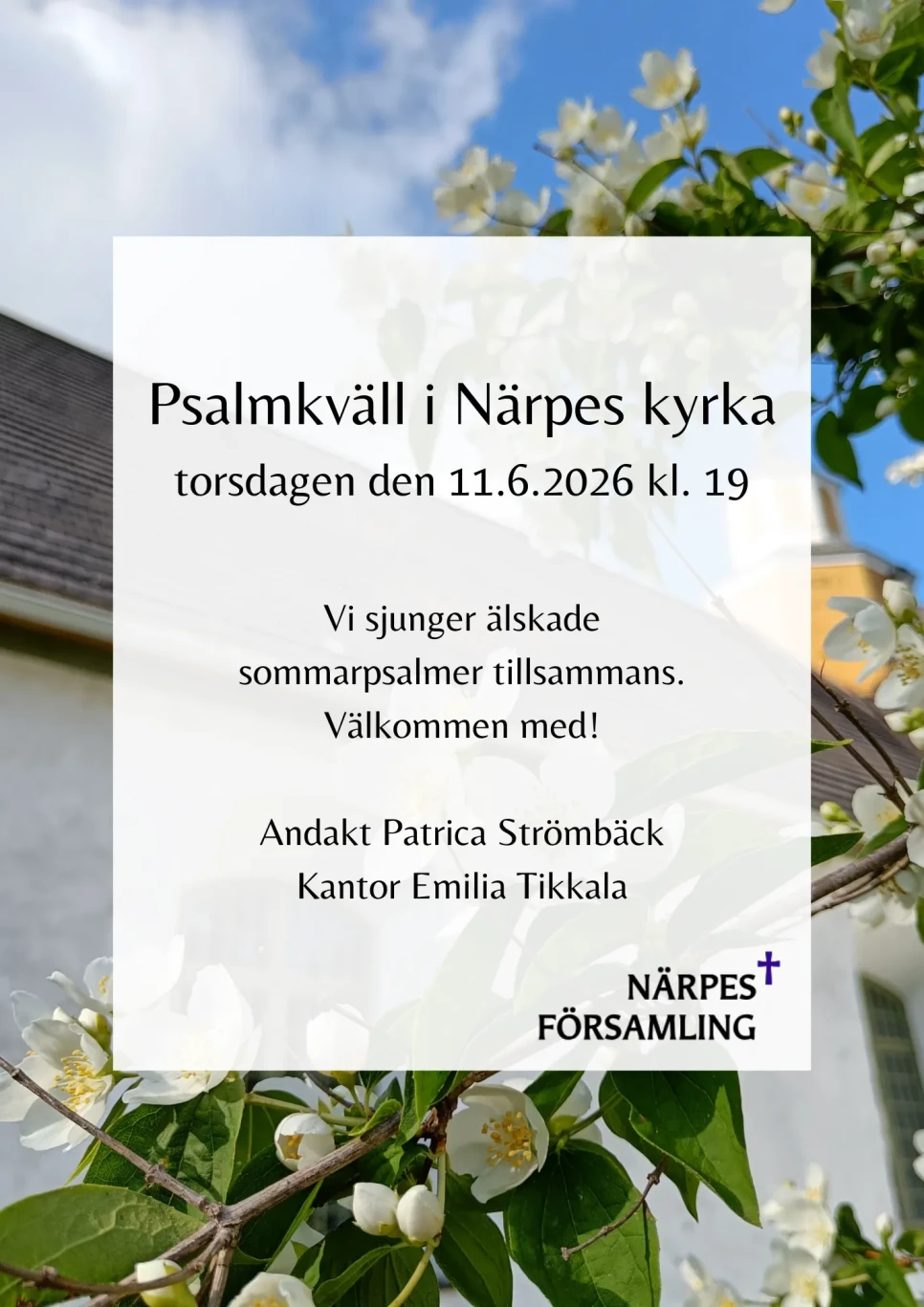 Psalmkvall i Narpes kyrka 12 6 2025 kl  19 20260428 044053 0000