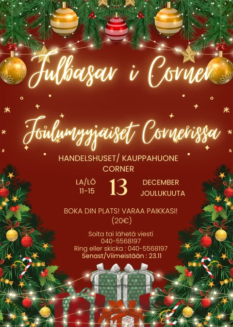 Red and White Modern Christmas Party Invitation