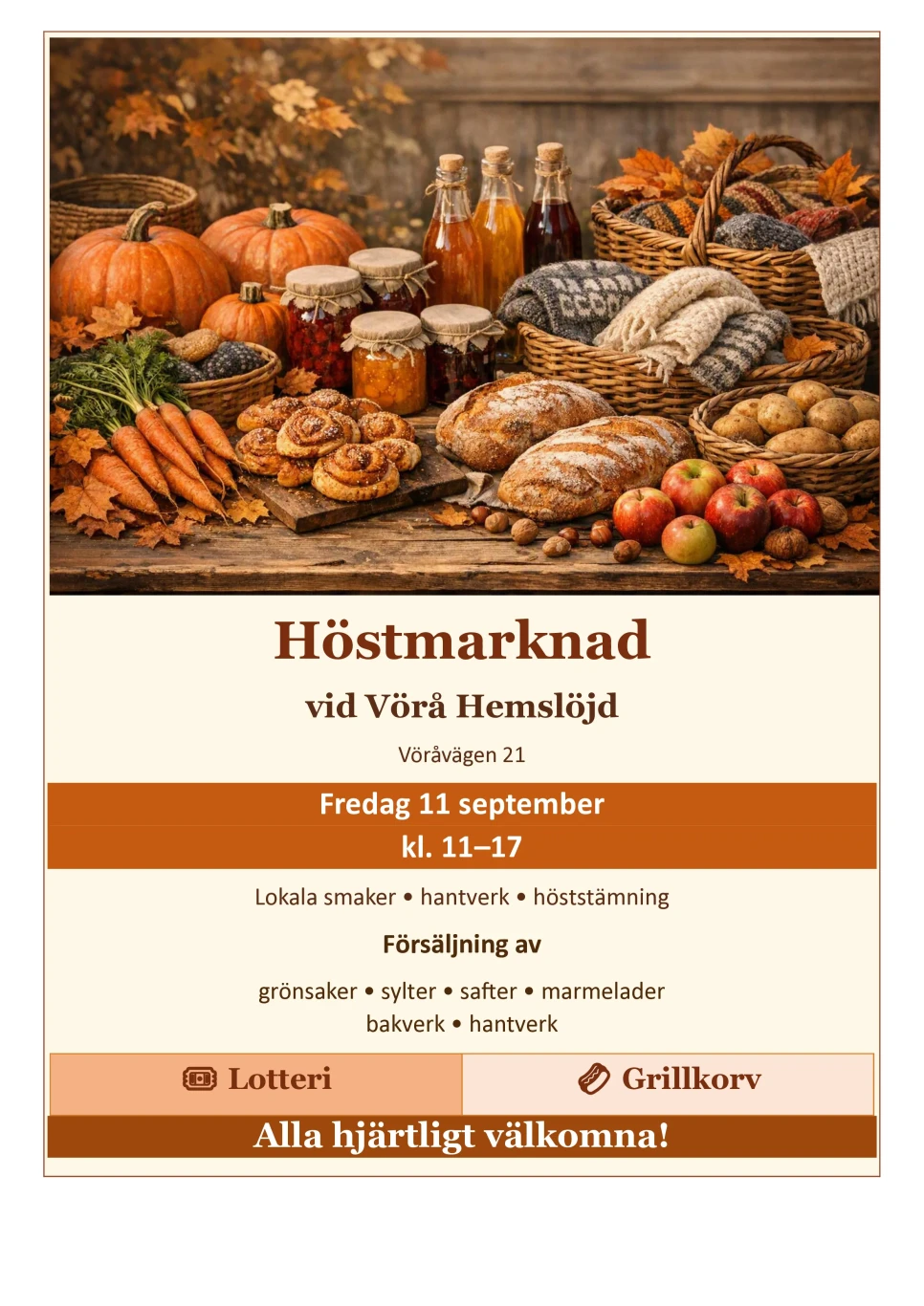 Reklam om hostmarknad