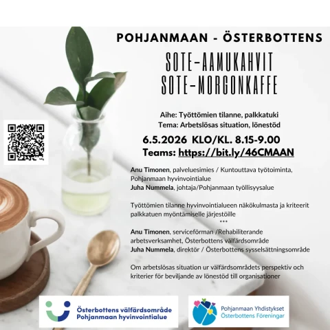 SOTE aamukahvit morgonkaffe 6 5 2026 