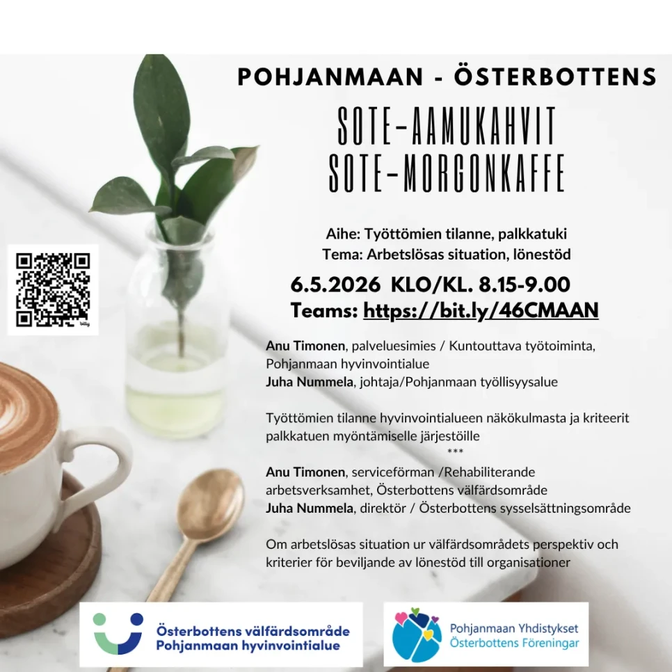 SOTE aamukahvit morgonkaffe 6 5 2026 