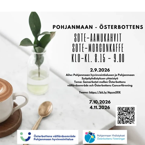 SOTE aamukahvit morgonkaffe syksy hosten 2026 2 9 2026