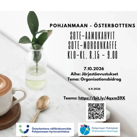 SOTE aamukahvit morgonkaffe syksy hosten 2026 7 10 2026