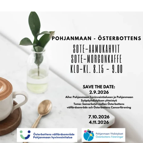SOTE aamukahvit morgonkaffe syksy hosten 2026